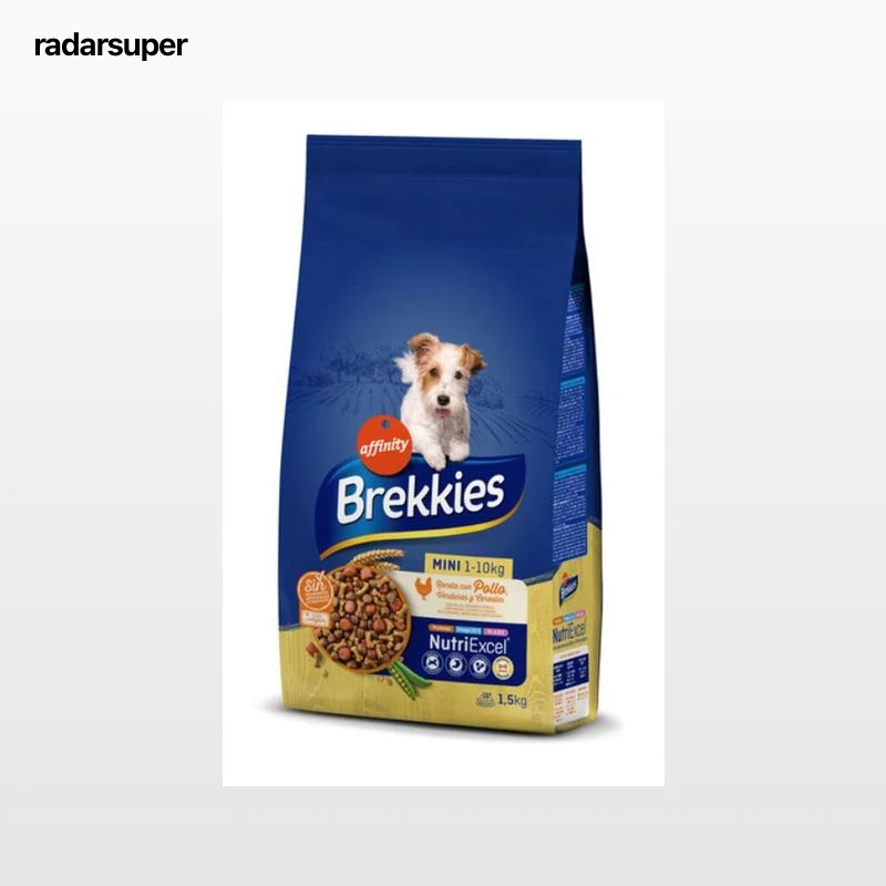 Alimento perro mini Brekkies 1,5kg pollo