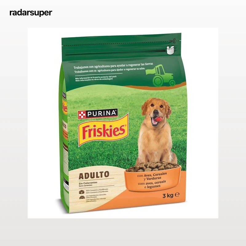 Alimento para perros adultos con aves y verduras Friskies 3 Kg