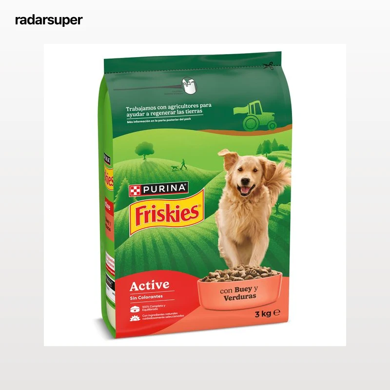 Alimento para perros con buey y verduras Friskies 3 Kg