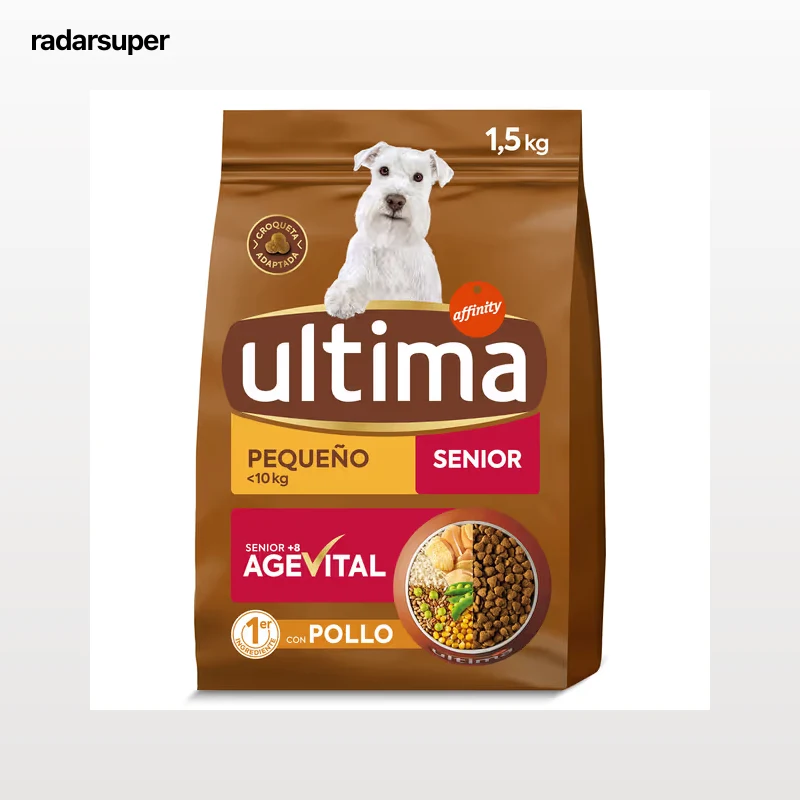 Alimento para perros mini senior Ultima 1.5 Kg