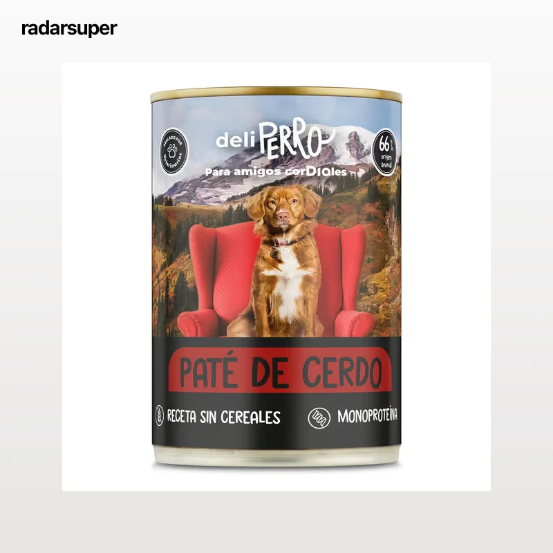 Alimento para perros paté de cerdo Dia Deliperro 400 g