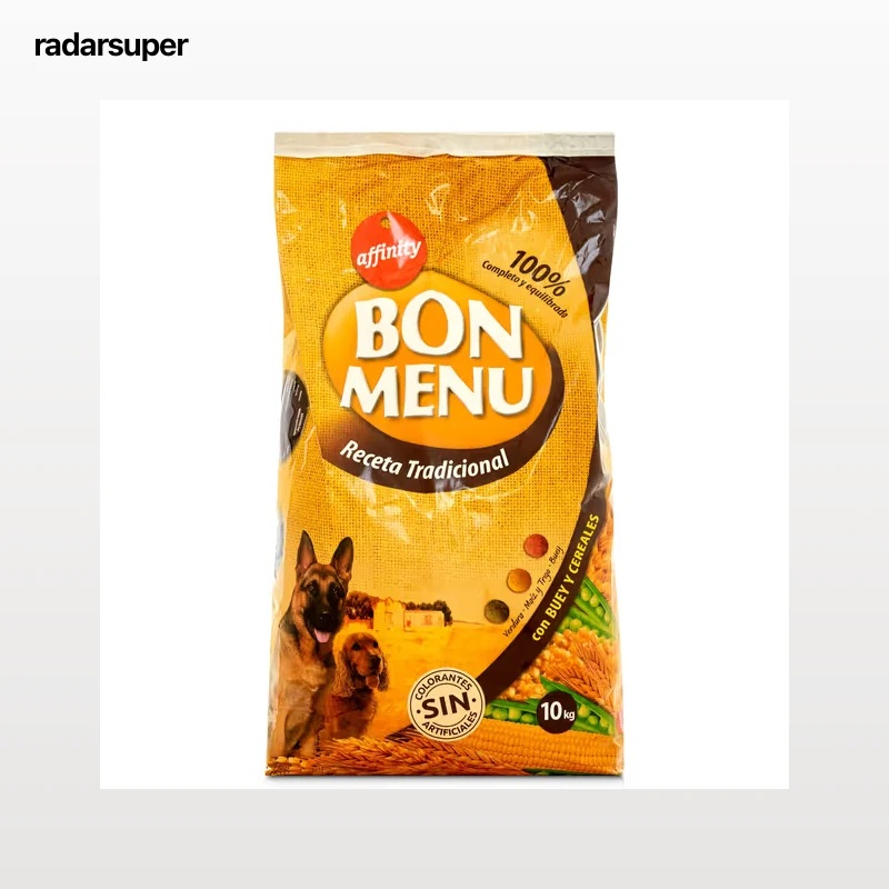 Alimento para perros receta tradicional Bon menu 10 Kg