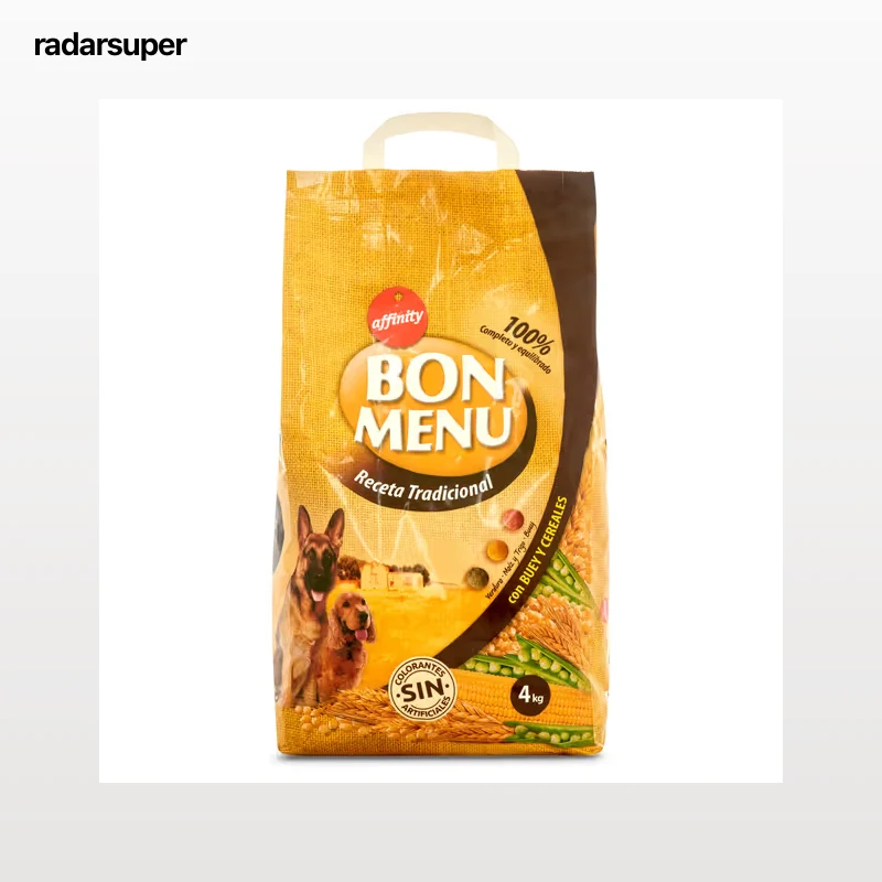 Alimento para perros receta tradicional Bon menu 4 Kg