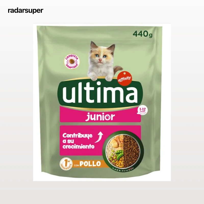 Alimeto para gato Ultima Cat Junior Pollo 0,44Kg.