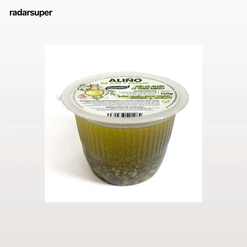 Aliño de aceite con ajo y perejil 140 g