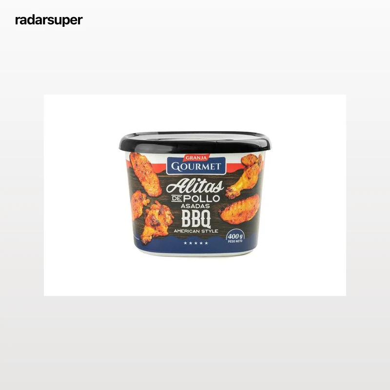 Alitas de pollo asadas BBQ Granja Gourmet 400g