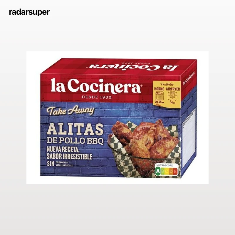 Alitas de pollo con salsa barbacoa La Cocinera 300 g