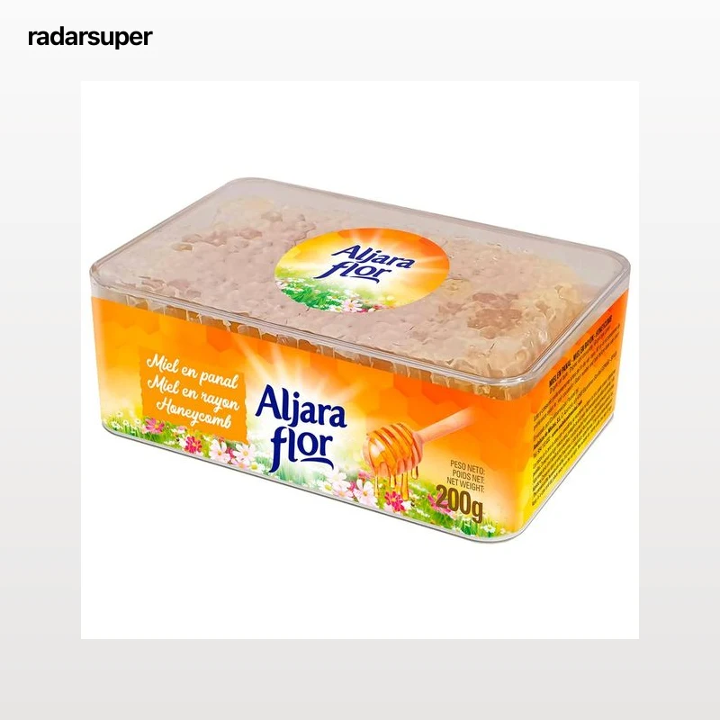ALJARAFLOR Miel multiflores en panal 200 g.