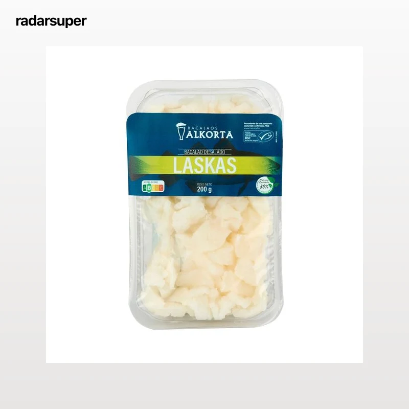 ALKORTA Laskas de bacalao desalado ALKORTA 250 g.