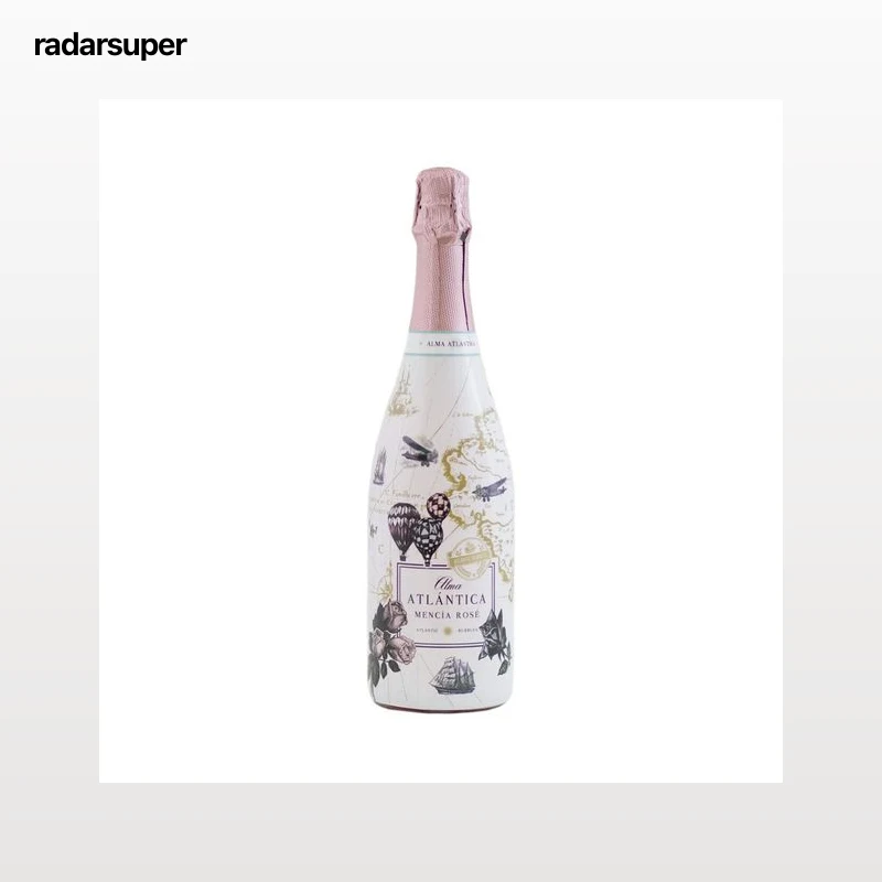 ALMA ATLÁNTICA Vino rosado frizzante (espumoso) elaborado con uvas Mencía botella 75 cl.