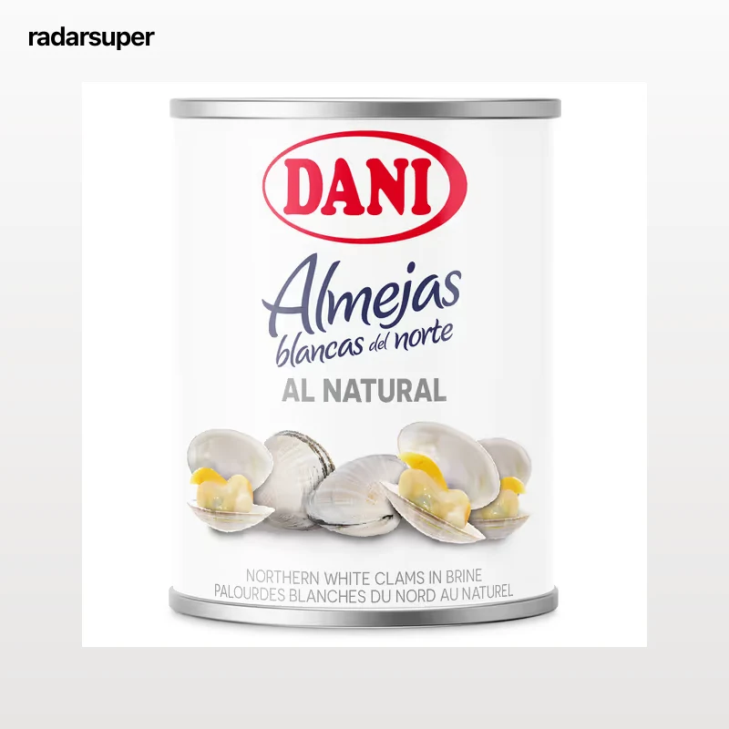 Almejas blancas del norte al natural Dani 90 g
