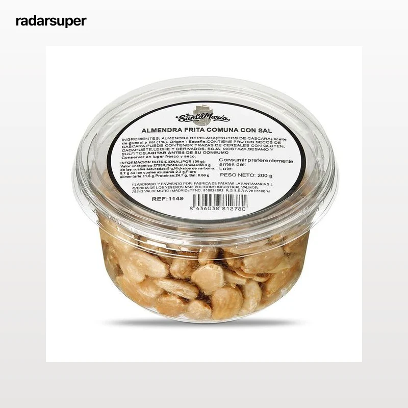 Almendra frita con sal Santa Maria 200g
