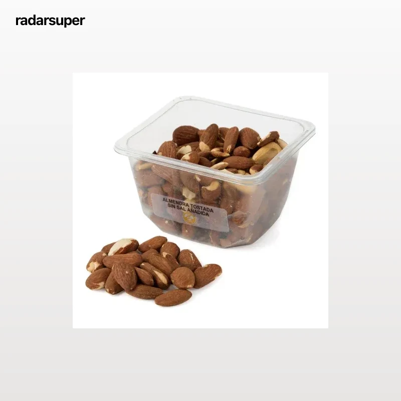 Almendra largueta piel tostada sin sal El Mercado tarrina de 225 g