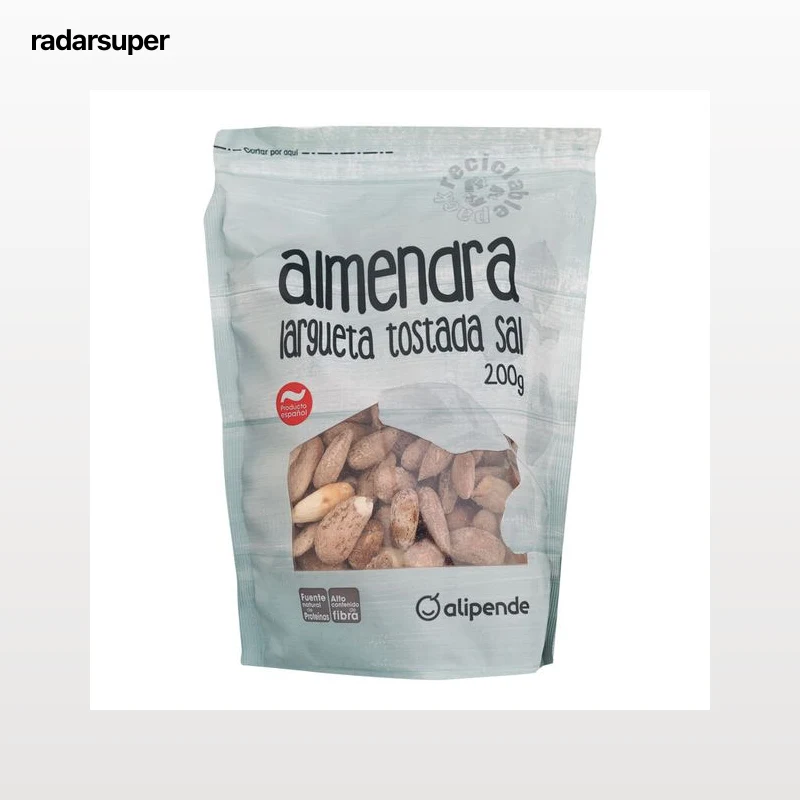 Almendra largueta tostada Alipende 200g