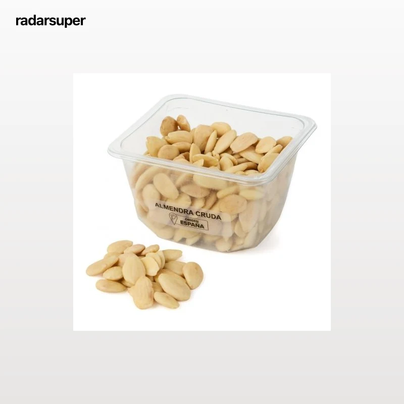 Almendra repelada cruda El Mercado tarrina de 250 g