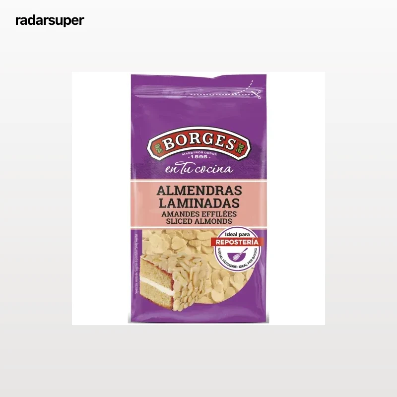 Almendras laminadas Borges 200 g.