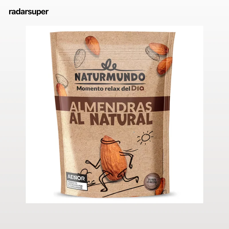 Almendras al natural con piel Dia Naturmundo 200 g