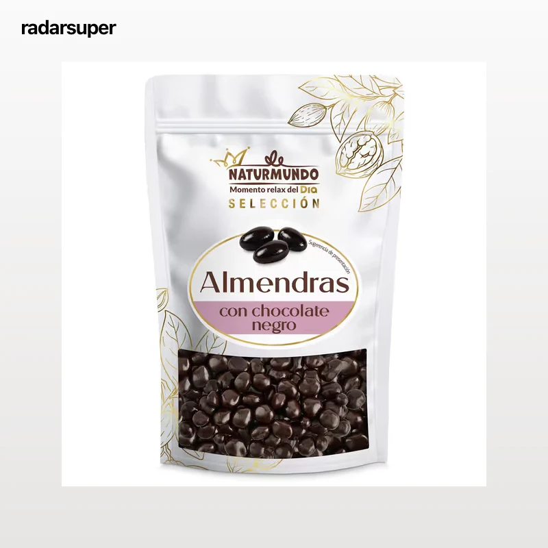 Almendras recubiertas con chocolate negro Dia Naturmundo 180 g