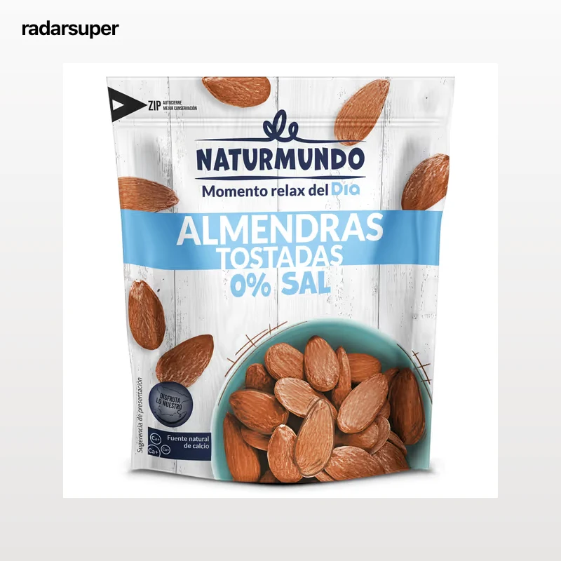 Almendras tostadas con piel sin sal Dia Naturmundo 200 g