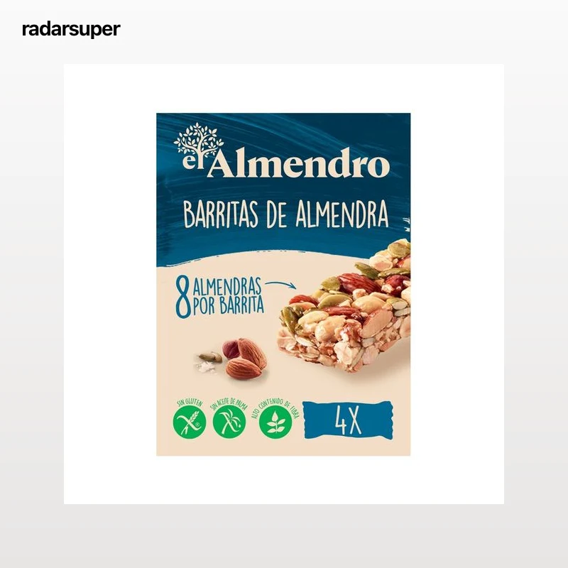 EL ALMENDRO Barritas de almendra a la sal 4 uds x 84g.