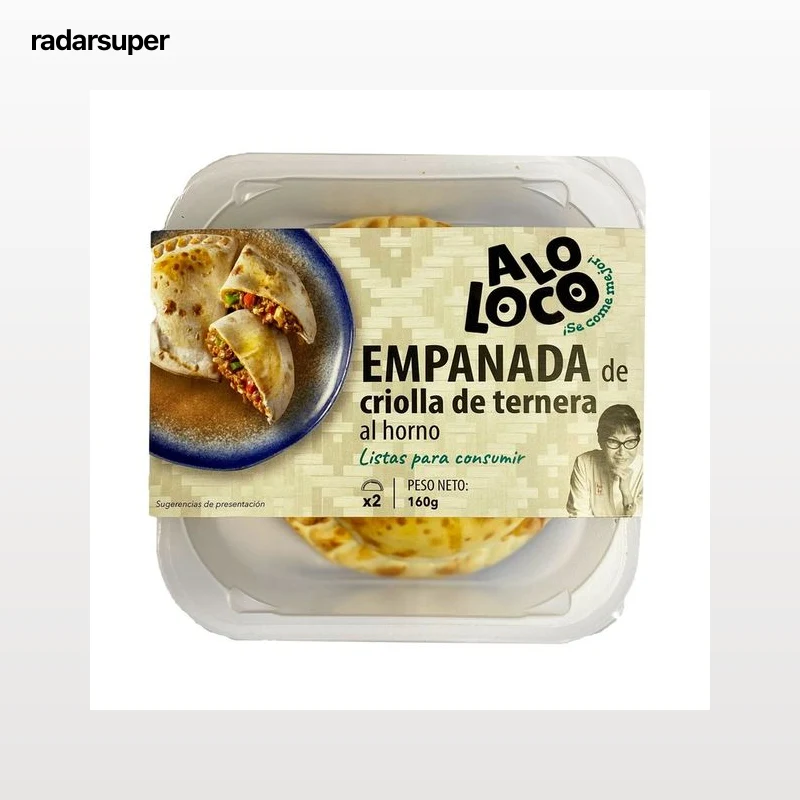 ALOLOCO Empanada criolla de carne 2 x 80 g.