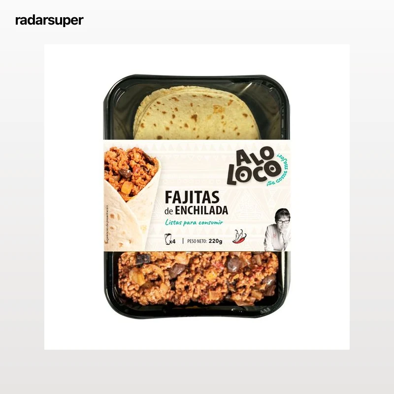 ALOLOCO Fajita de enchilada de lomo 220 g.