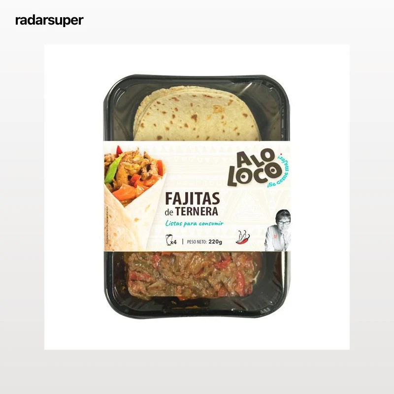ALOLOCO Fajita de ternera 220 g.