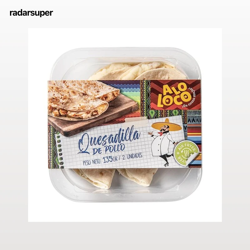 ALOLOCO Quesadilla de pollo asado y queso 135g