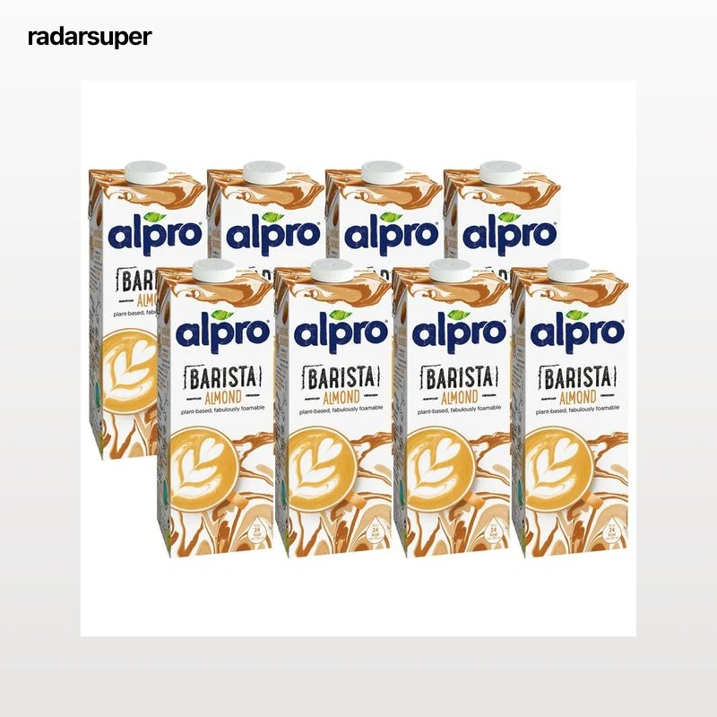 ALPRO Barista Bebida de almendras 100% vegetal, especial para café 8 x 1 l.