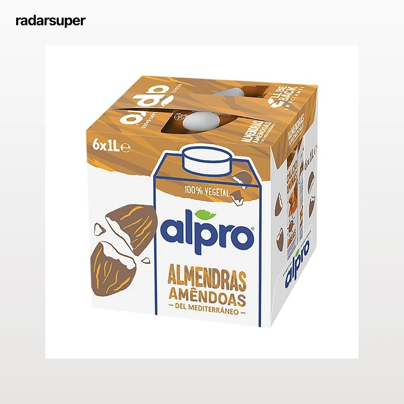ALPRO Bebida almendras  caja 6x1 l.