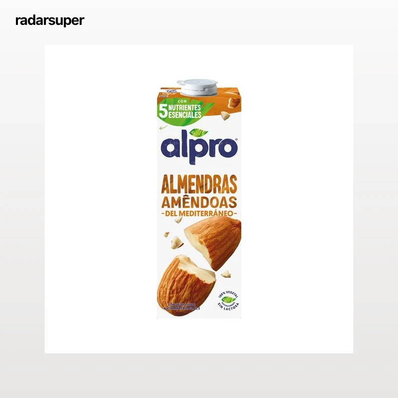 ALPRO Bebida de almendras mediterráneas 100% vegetal  1 l.