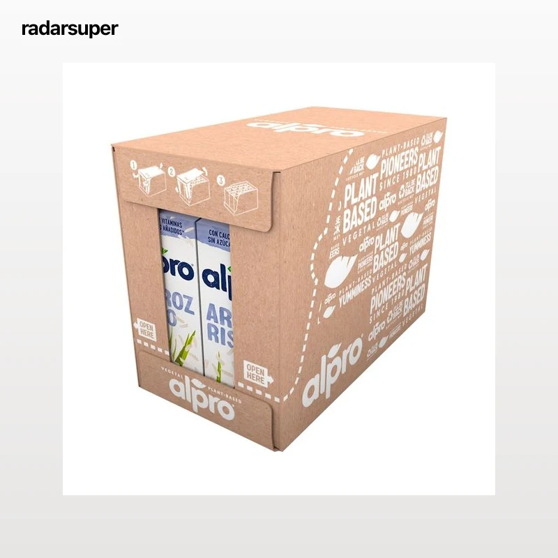 ALPRO Bebida de arroz 100% vegetal y sin azúcares añadidos  8 x 1 l.
