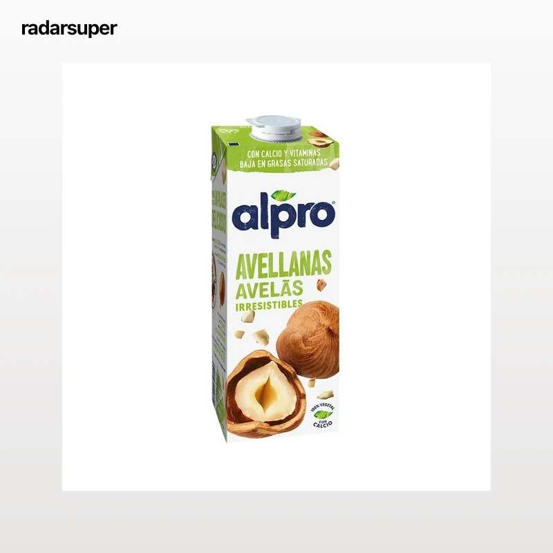 ALPRO Bebida de avellanas 100% vegetal  baja en grasas saturadas  1 l.