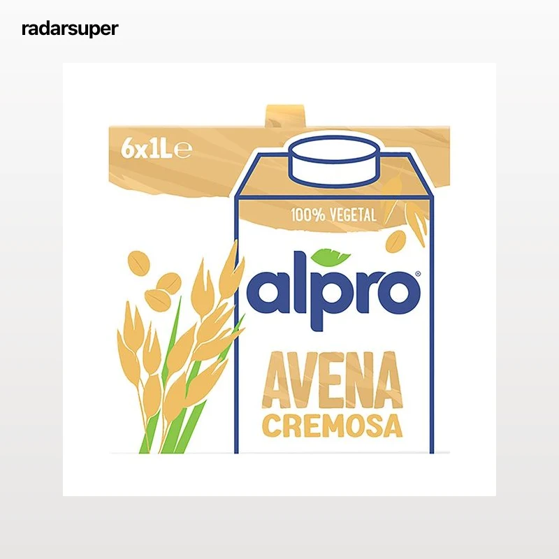 ALPRO Bebida de avena 100% vegetal, sin azúcares añadidos  6 x 1 l.