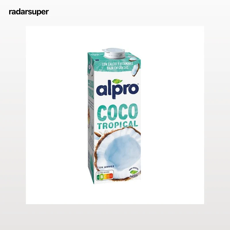 ALPRO Bebida de coco con arroz 100% vegetal y sin azúcares añadidos  1 l.