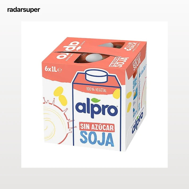 ALPRO Bebida soja 0% azúcar  caja 6x1 l.