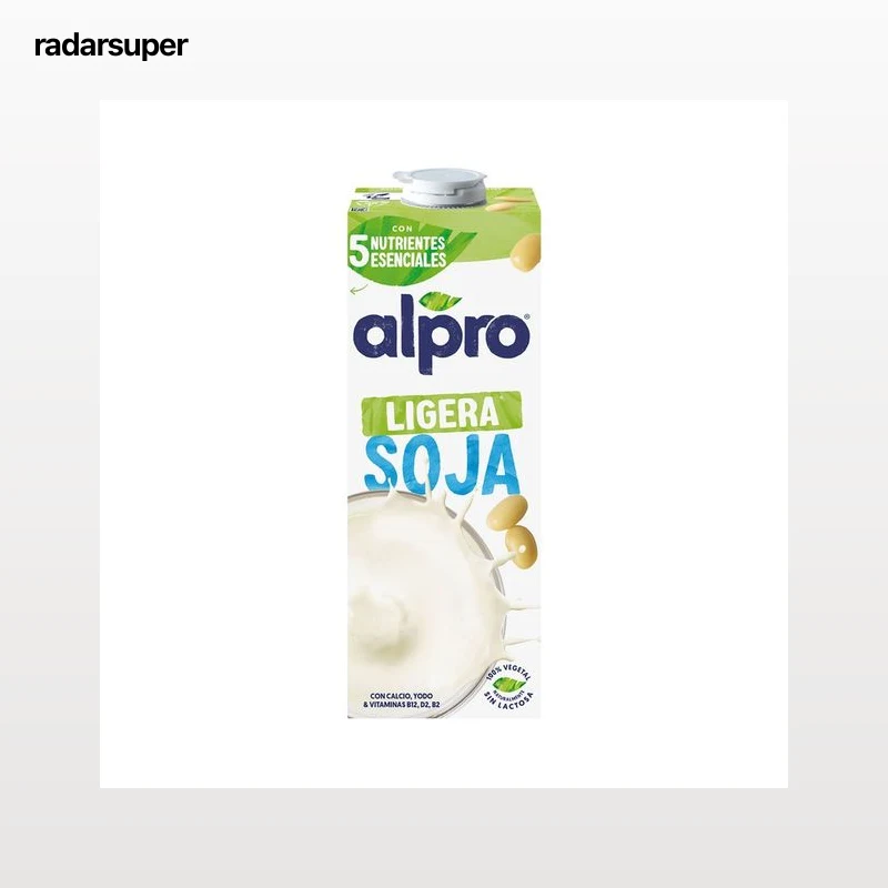 ALPRO Bebida de soja ligera 100% vegetal 1 l.