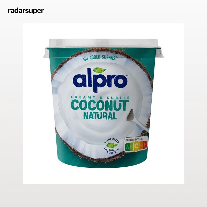 ALPRO Especialidad de coco con fermentos naturales y bajo en azúcar Absolutely 350 g.