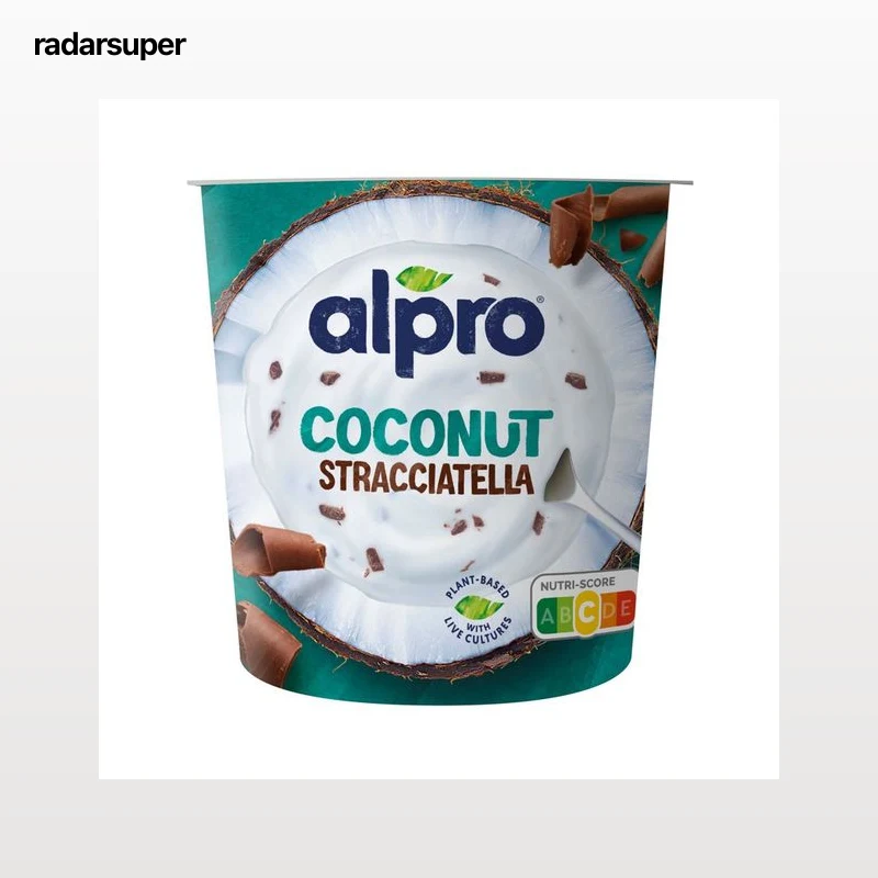 ALPRO Especialidad fermentada de coco con trocitos de chocolate (stracciatella) 340 g.