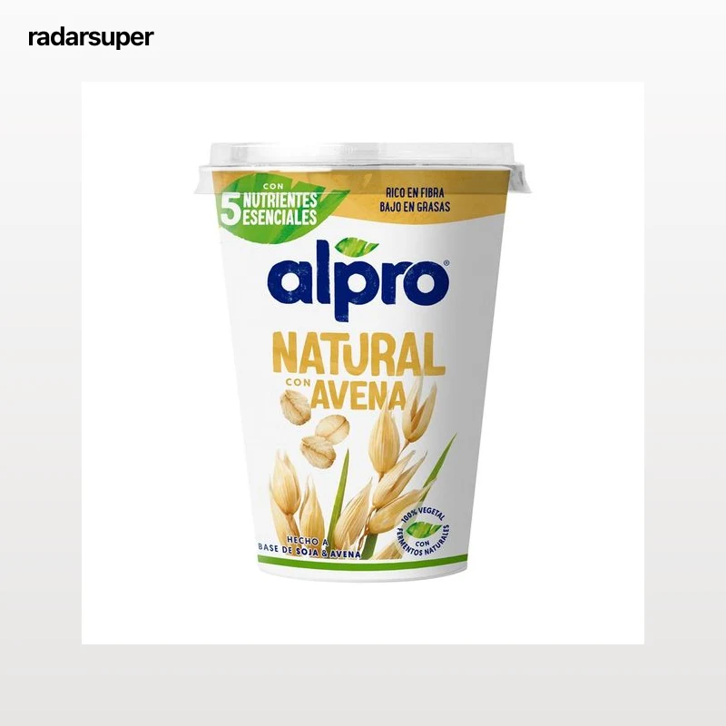 ALPRO Especialidad de soja y avena fermentada con sabor natural  400 g.