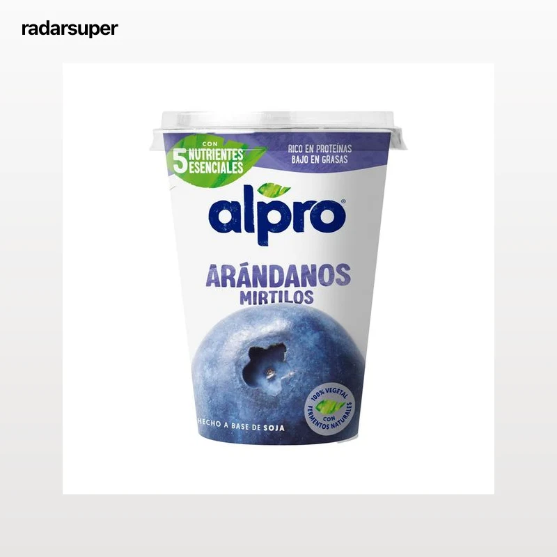 ALPRO Especialidad de soja, con fermentos naturales y arándanos 500 g.