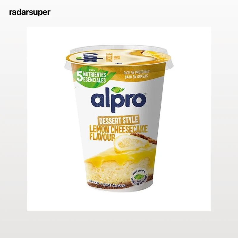 ALPRO Especialidad de soja sabor a cheesecake de limón 400 g.