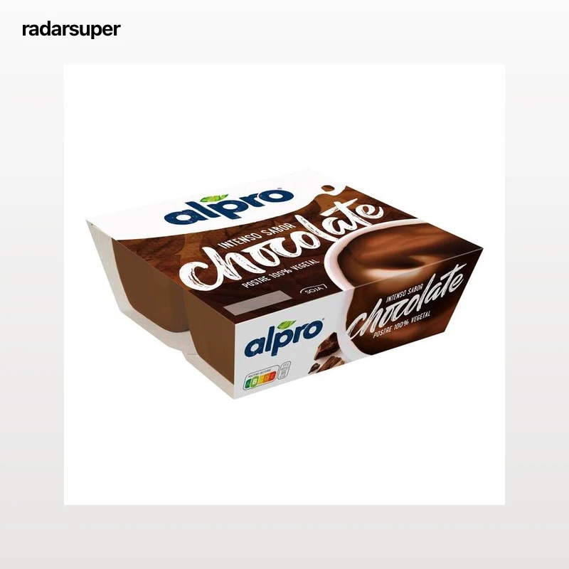 ALPRO Postre a base de soja, con intenso sabor a chocolate 4 x 125 g.