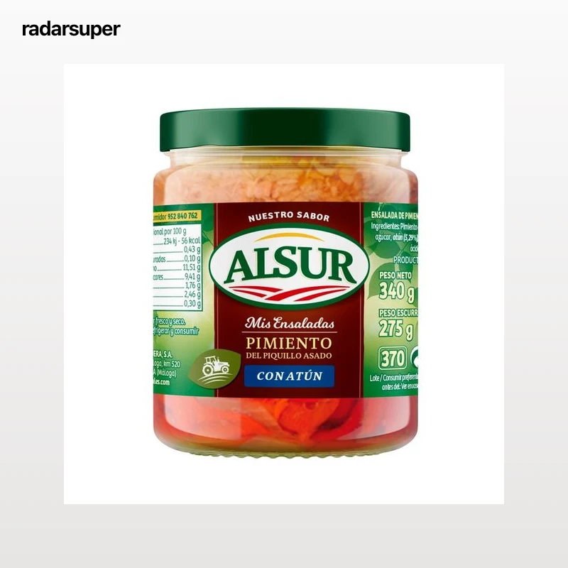 ALSUR Ensalada de atún con pimientos 275 gr.