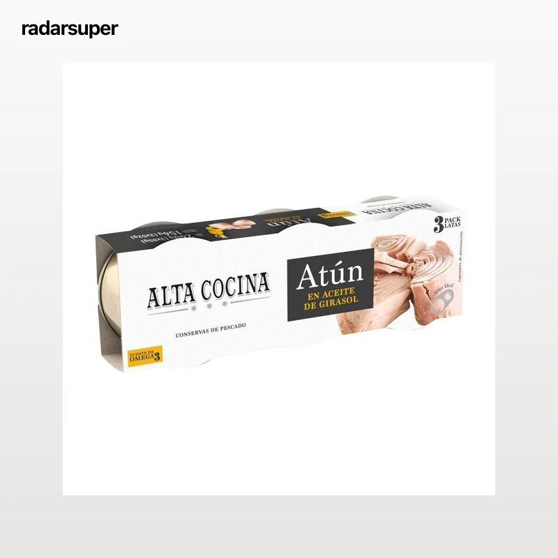 ALTA COCINA Atún en aceite de girasol 3 X 52 g.