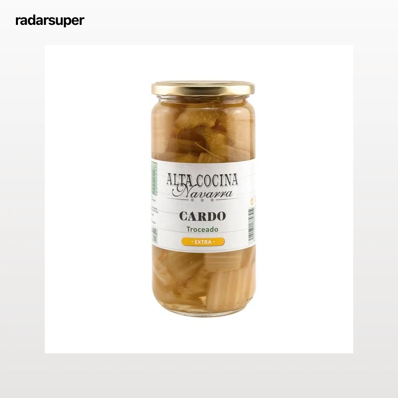 ALTA COCINA Cardo troceado al natural extra frasco de 400 g.