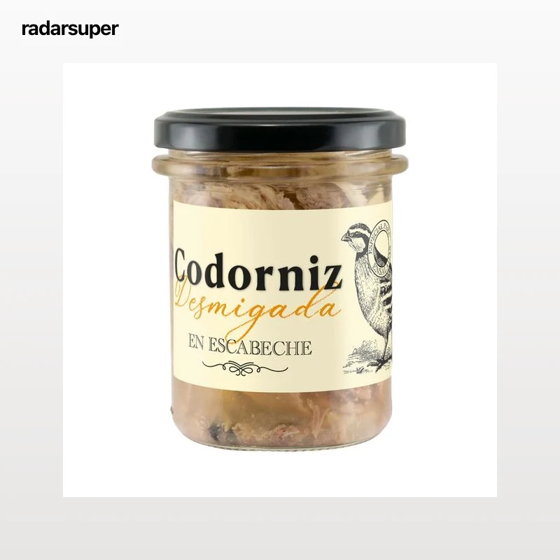 ALTA COCINA Codorniz desmigada en escabeche - Tarro 100g.