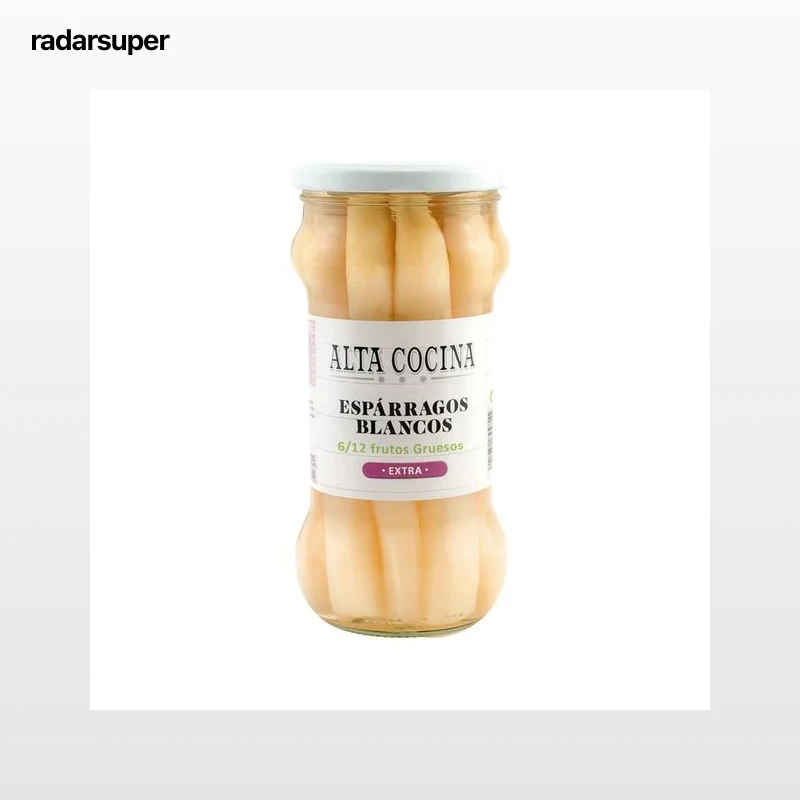 ALTA COCINA Espárragos blancos 6/12 piezas frasco de 325 g.