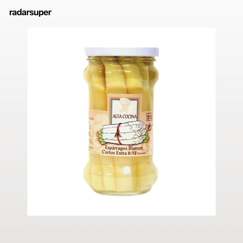 ALTA COCINA Espárragos blancos 9/12 piezas frasco de 115 g.