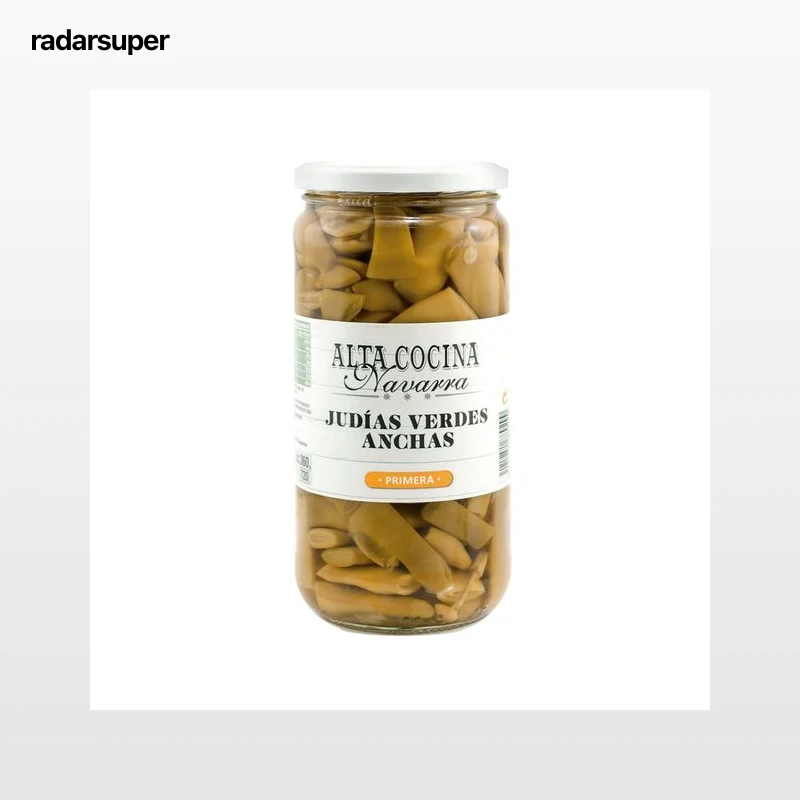 ALTA COCINA Judías verdes planas frasco de 360 g.